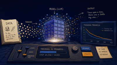 Cover thumbnail for Visualizing the Training of a Custom LLM